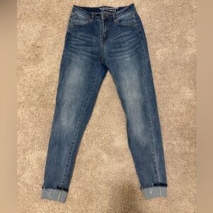 Grace and Lace Repurpose Denim Skinny Jeans